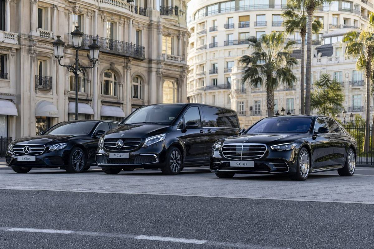 Flota Mercedes Premium - E-Class, V-Class, S-Class